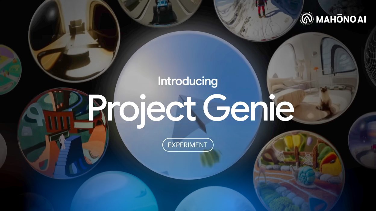 ภาพหน้าจอ Project Genie โดย Google DeepMind แสดงโลกเสมือนที่สร้างด้วย AI แบบโต้ตอบ