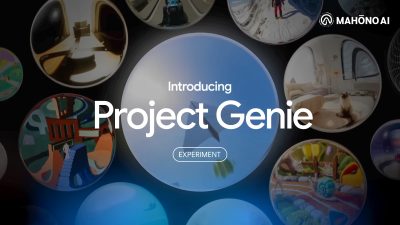 ภาพหน้าจอ Project Genie โดย Google DeepMind แสดงโลกเสมือนที่สร้างด้วย AI แบบโต้ตอบ